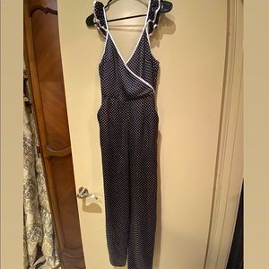 Mink Pink/ White & Black Polka Dot Jumpsuit